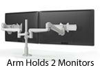 Adjustable Height Table Monitor Arm 2
