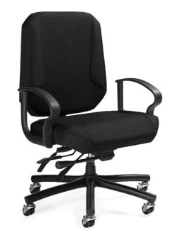 medium back intensive use chair