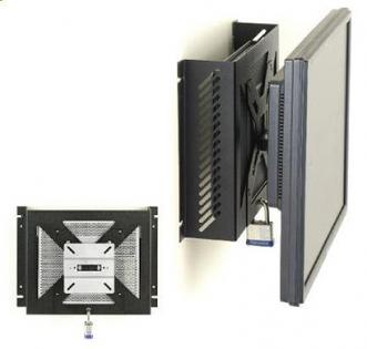Secure CPU Thin Client and Monitor Wall Mount Station
