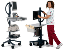 medical computer carts