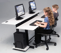 computer training desk - kid size