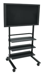 Economical Flat Screen Television Stand on Wheels