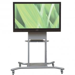Adjustable Height Flat Screen TV Stand with Optional Locking Cabinet