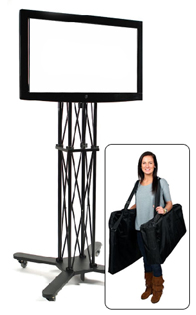 Portable TV Stand Perfect for Trade Shows