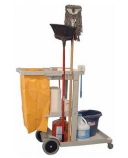 Heavy-Duty Janitorial Cleaning Cart
