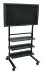 Economical Flat Screen Television Stand on Wheels