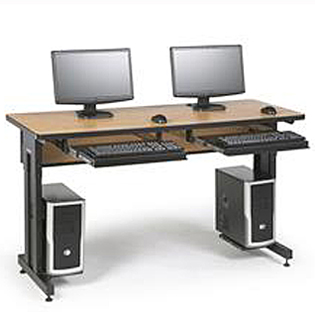 Adjustable Height Training Tables Have Optional Casters for Mobility
